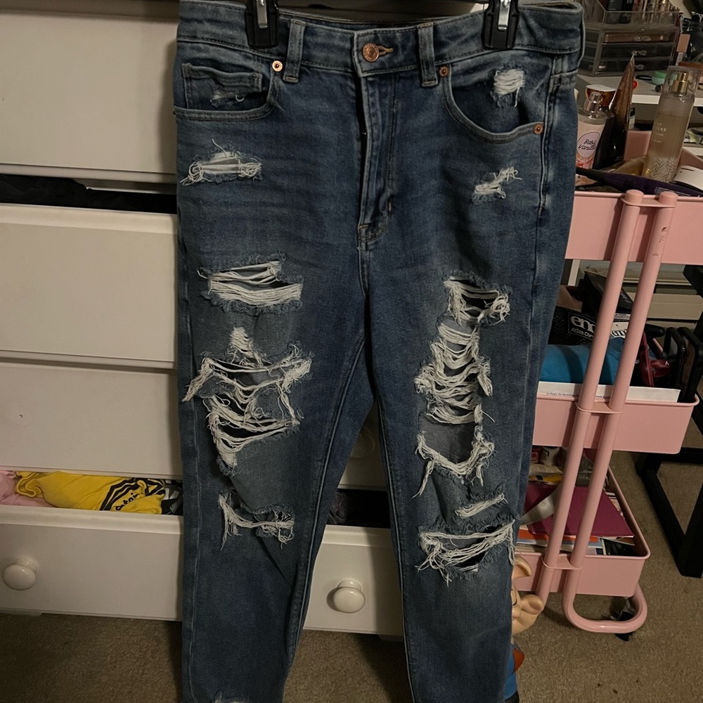 Size 6 stretch mom jeans